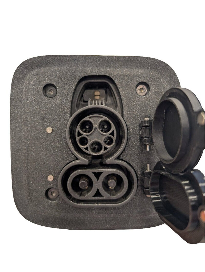 Susima Magnetic Hinged Charging Port Cover for Electric Cars