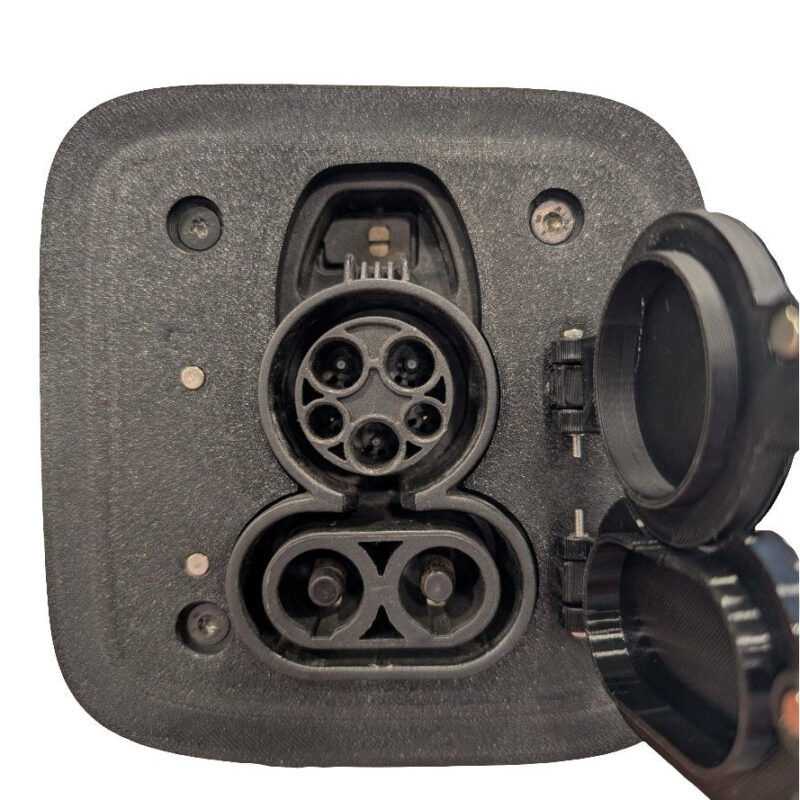 Susima Magnetic Hinged Charging Port Cover for Electric Cars